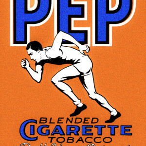 Pep Blended Cigarette Tobacco Label