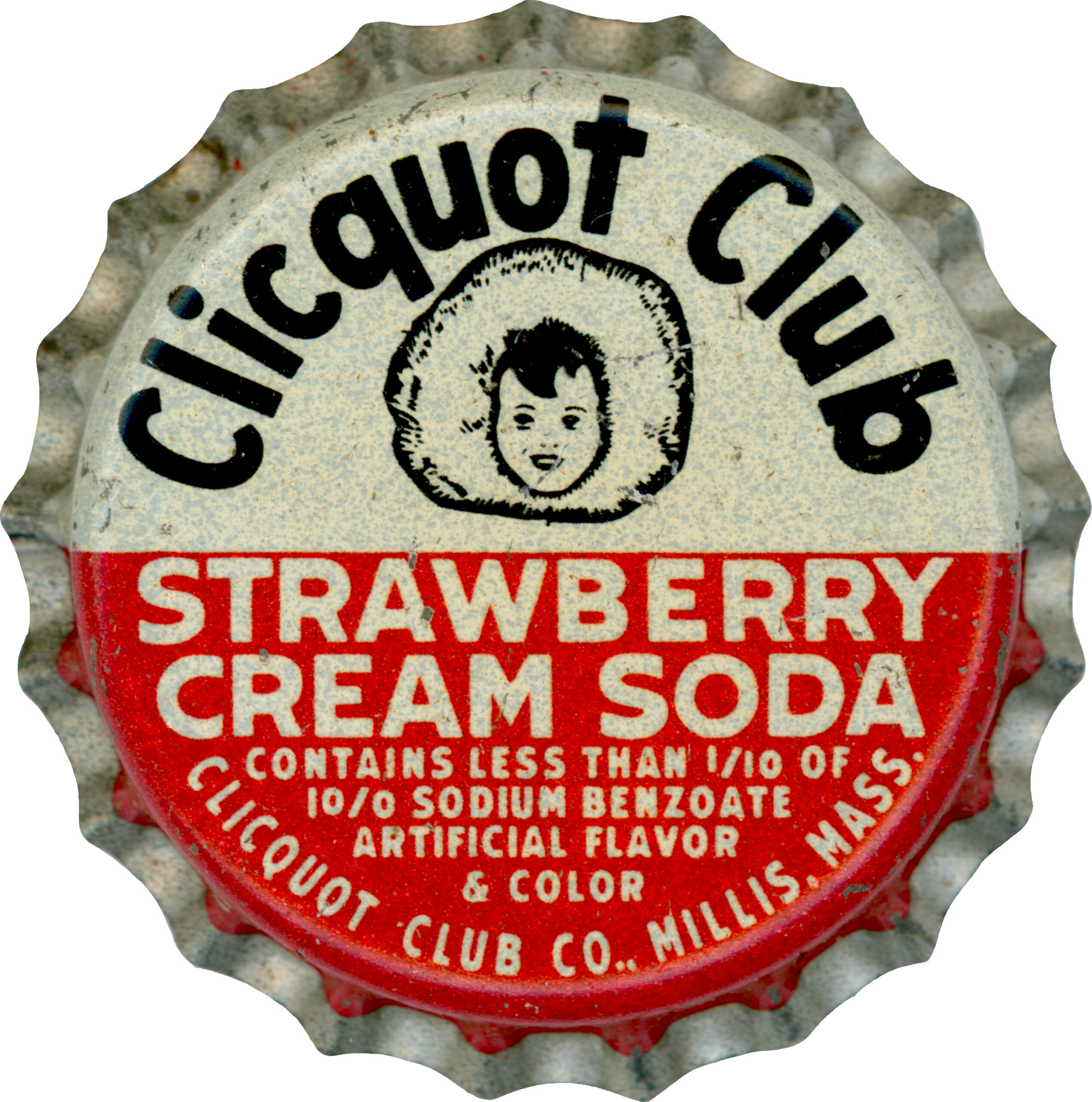 Clicquot Club Strawberry Cream Soda Bottle Cap