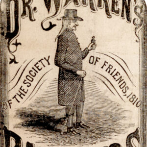 Old Dr. Warren's Bitters Society of Friends 1810 Label