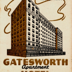 Gatesworth Apartment Hotel St. Louis Missouri Matchbook