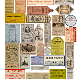 29 Old Medicine Labels Project Page