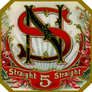 SN Straight Cigar Label w/Sample