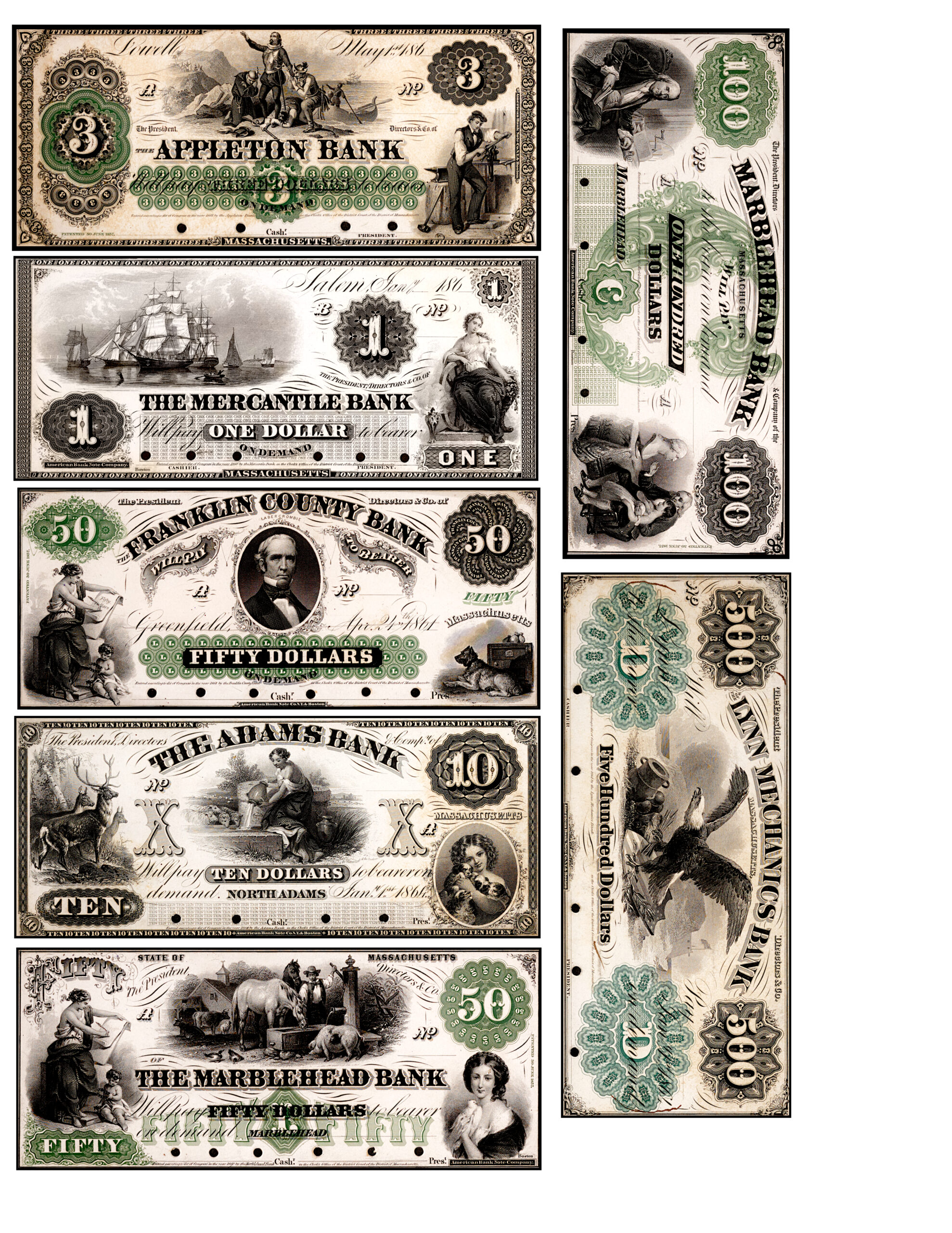 Bank Notes 72-79 Project Pages
