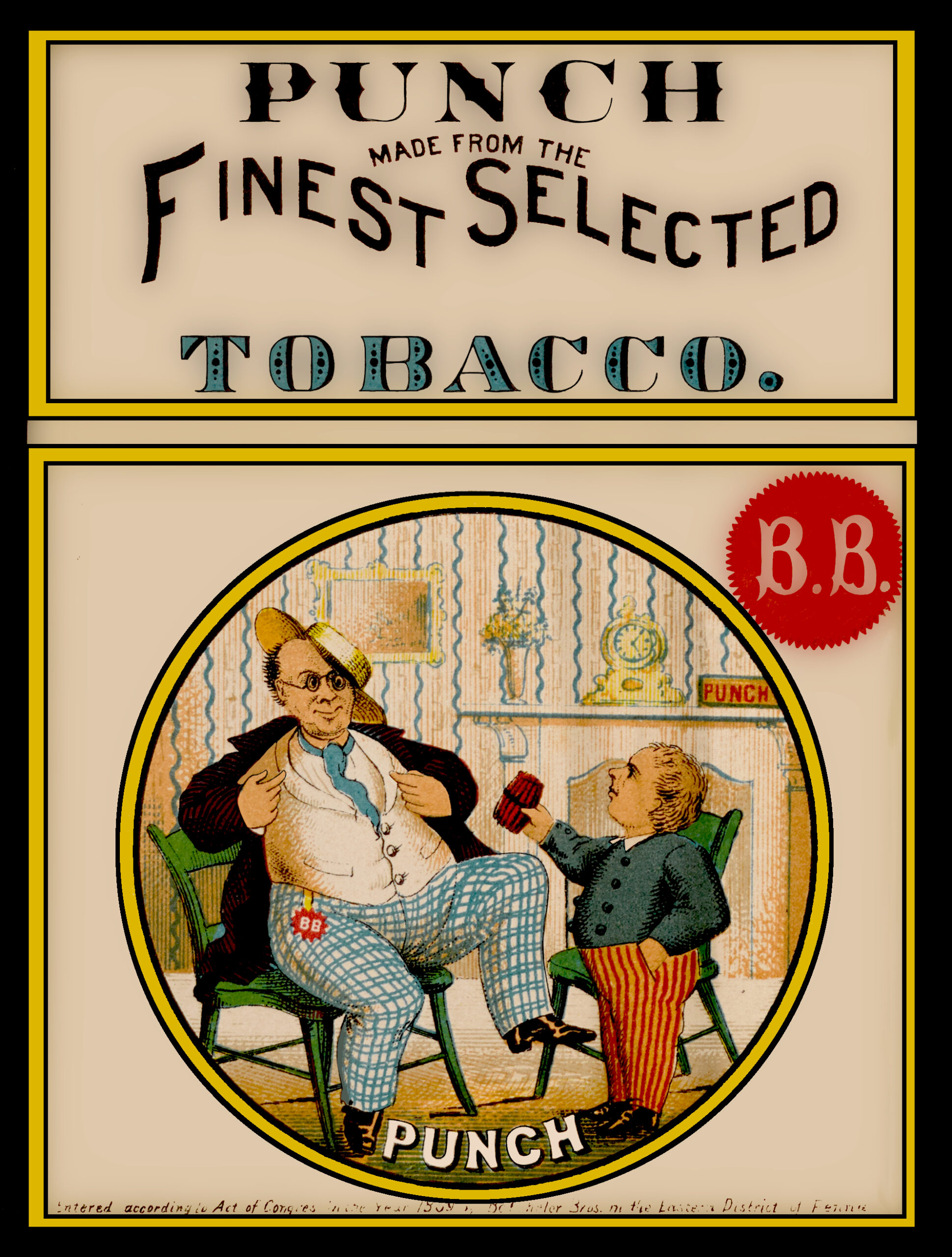 Punch Tobacco Label