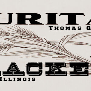 Thomas and Clarke Puritan Crackers Peoria Illinois Label